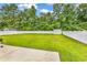 Expansive backyard with a shed, bordered by a white privacy fence at 290 Georgia Mae Loop, Conway, SC 29527