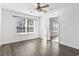 Bright bedroom with large window and hardwood floors at 321 Seabert Rd. # 321, Myrtle Beach, SC 29579