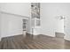 Spacious living area with hardwood floors, high ceilings, and loft area at 321 Seabert Rd. # 321, Myrtle Beach, SC 29579
