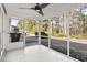 Spacious screened porch overlooking backyard at 321 Seabert Rd. # 321, Myrtle Beach, SC 29579