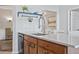 Modern kitchen with marble countertops and a stylish sink at 3210 Volterra Way, Myrtle Beach, SC 29579