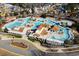 Large community pool with multiple areas and cabanas at 3339 Moss Bridge Ln., Myrtle Beach, SC 29579