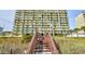 Walkway to beach from condo building at 3601 S Ocean Blvd. # 7-E, North Myrtle Beach, SC 29582