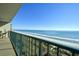Stunning ocean view from private balcony at 3601 S Ocean Blvd. # 7-E, North Myrtle Beach, SC 29582