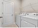 Laundry room with washer, dryer, and shelving at 4065 Taranto Loop # 4101-A, Myrtle Beach, SC 29579