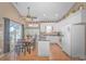 White kitchen with ample counter space and stainless steel appliances at 6001-1810 S Kings Hwy., Myrtle Beach, SC 29575