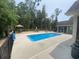 Beautiful in-ground pool with adjacent deck, perfect for outdoor enjoyment at 640 Fox Hollow Rd., Murrells Inlet, SC 29576