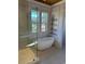 Bathroom featuring a soaking tub and walk-in shower at 101 Green Lake Dr., Myrtle Beach, SC 29572