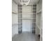 Custom-built walk-in closet with hanging space and shelves at 101 Green Lake Dr., Myrtle Beach, SC 29572
