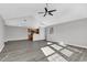 Living room with kitchen access and vaulted ceiling at 116 Brentwood Dr. # E, Murrells Inlet, SC 29576