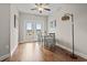 Dining area with hardwood floors and access to balcony at 157 Ella Kinley Circle # 303, Myrtle Beach, SC 29588