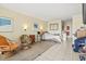Studio apartment featuring a bed, sitting area, and kitchenette at 1600 S Ocean Blvd. # 312, Myrtle Beach, SC 29577