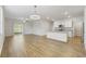 Spacious living room with hardwood floors and sliding glass doors at 219 Marauder Dr., Longs, SC 29568