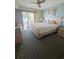 Spacious main bedroom with king-size bed and ocean view at 3217 S Ocean Blvd. S, North Myrtle Beach, SC 29582