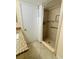 Shower with grab bars and tiled flooring at 3217 S Ocean Blvd. S, North Myrtle Beach, SC 29582