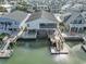 Aerial view of house and waterfront at 327 55Th Ave. N, North Myrtle Beach, SC 29582