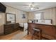 Bedroom with a full and twin bed, dresser and window at 327 55Th Ave. N, North Myrtle Beach, SC 29582