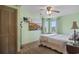 Charming bedroom with coastal decor and large windows at 327 55Th Ave. N, North Myrtle Beach, SC 29582