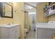 Convenient laundry room with washer, dryer, and extra storage at 327 55Th Ave. N, North Myrtle Beach, SC 29582