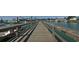 A close-up view of a wooden pier, offering waterfront marina views at 42 Mud Minnow Dr., Pawleys Island, SC 29585