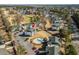 Aerial view highlighting condo building near golf course at 448 Red River Ct. # 39H, Myrtle Beach, SC 29579