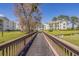 Wooden footbridge over water feature near condos at 448 Red River Ct. # 39H, Myrtle Beach, SC 29579