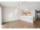 Bright living room with wood floors and kitchen access at 448 Red River Ct. # 39H, Myrtle Beach, SC 29579