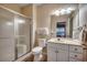 Full bathroom with shower/tub combo and vanity at 4541 Girvan Dr. # A, Myrtle Beach, SC 29579