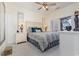 Bright bedroom with a queen-size bed, and access to a private balcony at 4621 Lightkeepers Way # 8C, Little River, SC 29566