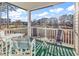 Private balcony overlooking a beautiful golf course at 4882 Luster Leaf Circle # 202, Myrtle Beach, SC 29577