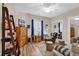 Bedroom with comfortable seating area and plenty of storage at 4882 Luster Leaf Circle # 202, Myrtle Beach, SC 29577