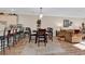 Charming dining area with a table for six and an adjacent kitchen at 4882 Luster Leaf Circle # 202, Myrtle Beach, SC 29577