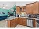 Well-equipped kitchen, featuring stainless steel appliances and an island at 6001 - 7032 S Kings Hwy., Myrtle Beach, SC 29575