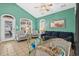 Bright living area with vaulted ceilings and comfortable seating at 6001 - 7032 S Kings Hwy., Myrtle Beach, SC 29575
