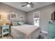 Charming bedroom with a queen-size bed and light-colored walls at 619 5Th Ave. N, Surfside Beach, SC 29575