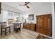 Home office featuring a round table, chair, and wooden armoire at 838 Sandy Side Dr., Little River, SC 29566