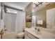 Bright bathroom featuring a shower and vanity at 9650 Bradford Ln., Murrells Inlet, SC 29576