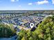 Wide aerial view showing home location in neighborhood at 100 Machrie Loop # 17-C, Myrtle Beach, SC 29588