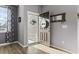 Interior view of front entry with open door to exterior at 100 Machrie Loop # 17-C, Myrtle Beach, SC 29588