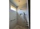 Spacious shower with marble tile and multiple shower heads at 1108 Oxeye St., North Myrtle Beach, SC 29582