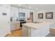 Open concept kitchen featuring an island and stainless steel appliances at 124 Golden Bear Circle, Longs, SC 29568