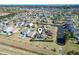 Aerial view of a community with waterfront properties and well-maintained landscapes at 1422 Bohicket Ct., Myrtle Beach, SC 29579