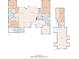 Detailed floor plan showcasing the layout of the first and second floors with room dimensions and square footage at 1422 Bohicket Ct., Myrtle Beach, SC 29579