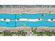 Aerial view of a relaxing lazy river at 1501 S Ocean Bl S Ocean Blvd. # 549, Myrtle Beach, SC 29577