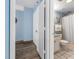 Simple bathroom with shower and granite countertop at 1605 S Ocean Blvd. # 414, Myrtle Beach, SC 29577