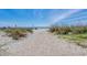 Sandy pathway leads to the beach at 1605 S Ocean Blvd. # 414, Myrtle Beach, SC 29577