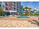 Resort-style pool with plenty of lounge chairs at 1605 S Ocean Blvd. # 414, Myrtle Beach, SC 29577