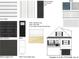 Selection of coordinated exterior finishes, including white siding, black accents, roofing, and garage door at 1718 26Th Ave. N, North Myrtle Beach, SC 29582