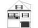 Charming two-story home featuring white siding, black shutters, a balcony, and an attached garage at 1718 26Th Ave. N, North Myrtle Beach, SC 29582