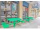 Ben & Jerry's with outdoor green picnic tables at 2000 N Ocean Blvd. # Ph 3, Myrtle Beach, SC 29577